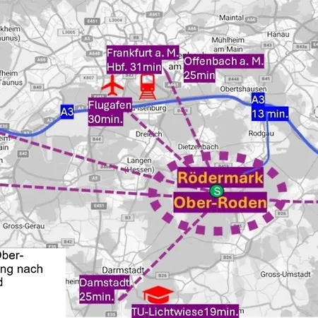 Nahe Frankfurt Am Main Mit Parkplaetzen Pkw Oder Roedermark